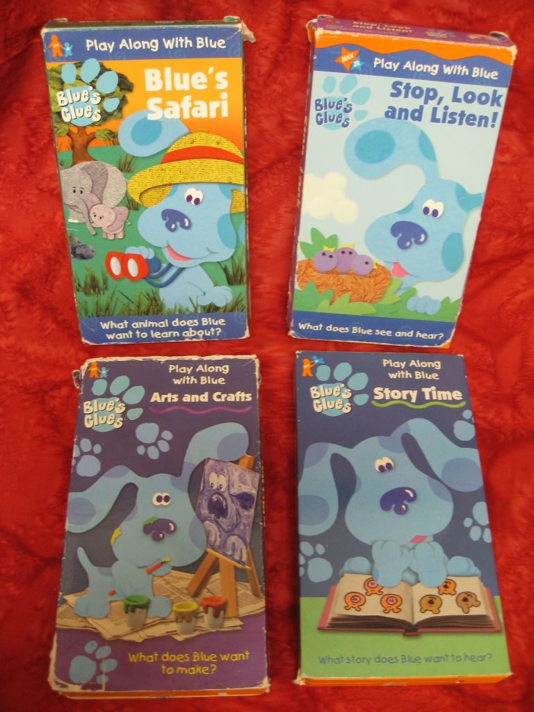 12 ALL Blues Clues VHS video tapes Bluestock Magenta Shapes Stop ABCs Arts Story eBay